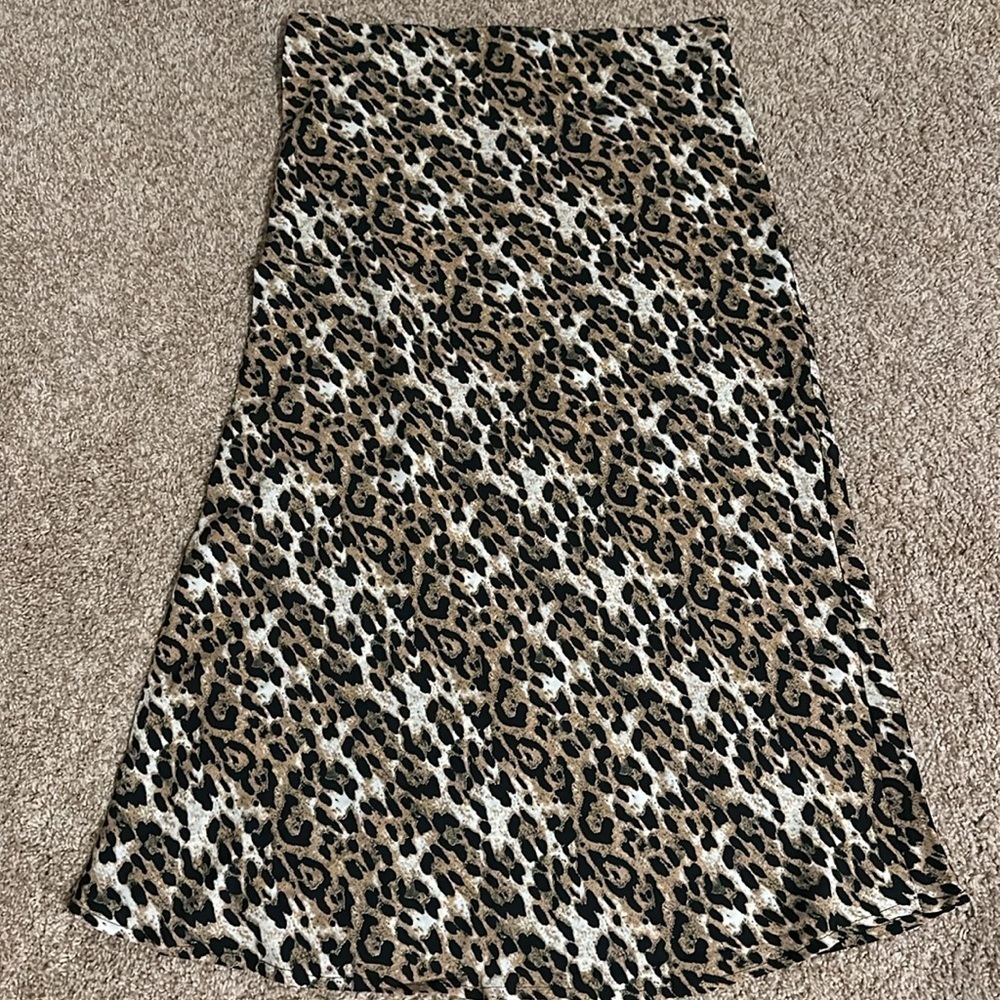 OAT New York Leopard Midi skirt L - Picture 3 of 9